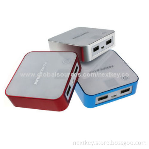 2014 Newest Design 6,600mAh Cube Portable Mobile Power Banks, 5V/1A Output